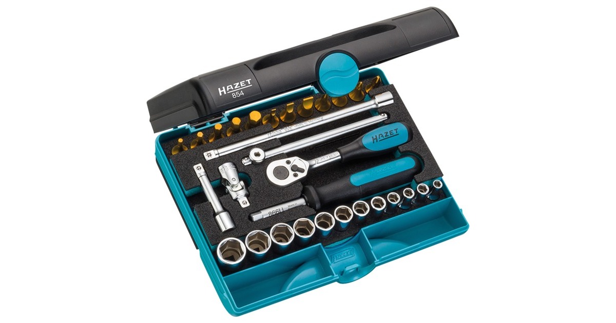 Hazet Steckschlüssel Satz 854 1/4
