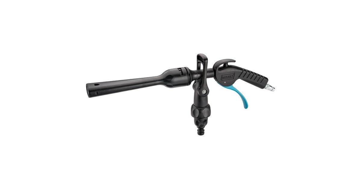 Hazet Waschpistolen Satz 9048P-2/3, Ausblas-Werkzeug(schwarz/blau, zur Reinigung von z.B. Kühlsystemen)