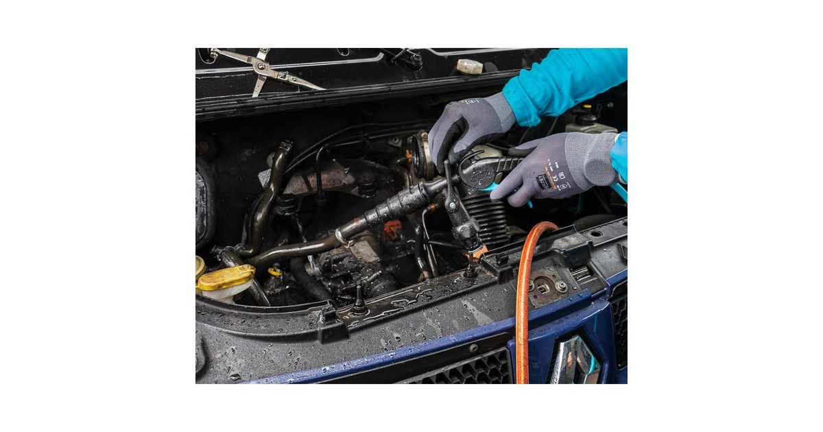 Hazet Waschpistolen Satz 9048P-2/3, Ausblas-Werkzeug(schwarz/blau, zur Reinigung von z.B. Kühlsystemen)