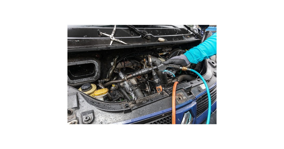 Hazet Waschpistolen Satz 9048P-2/3, Ausblas-Werkzeug(schwarz/blau, zur Reinigung von z.B. Kühlsystemen)