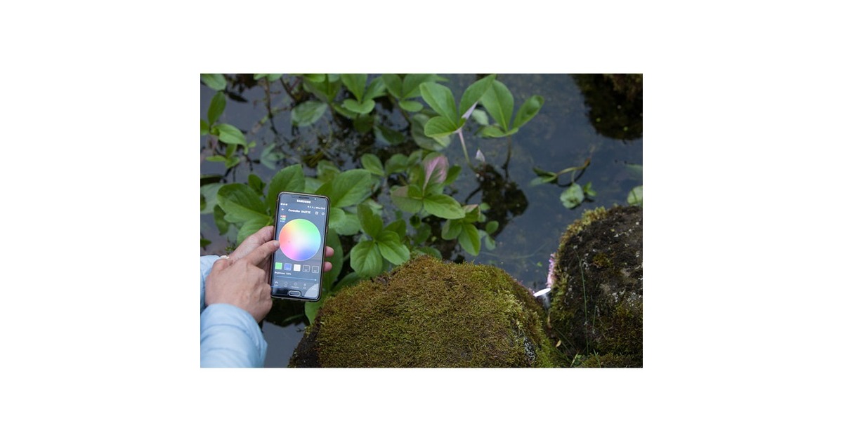 Heissner SMART LIGHTS Decklight 3 Watt, LED-Leuchte(silber/schwarz, RGB)