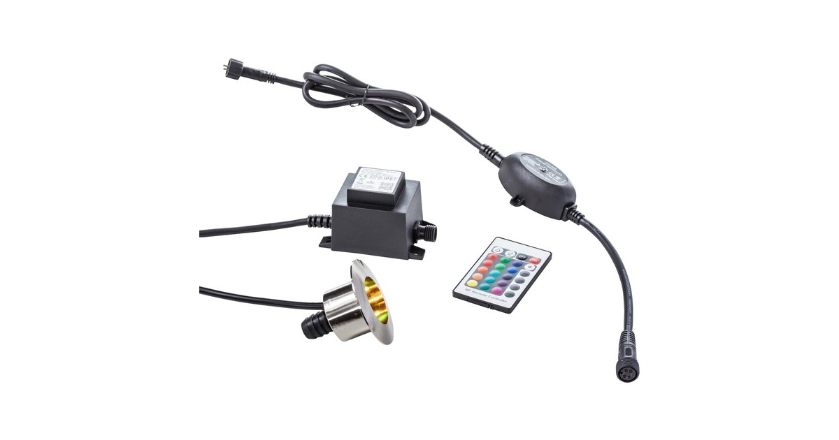 Heissner SMART LIGHTS RGB-Schlauchanschluss, LED-Leuchte(inkl. Trafo und RGB-Controller)
