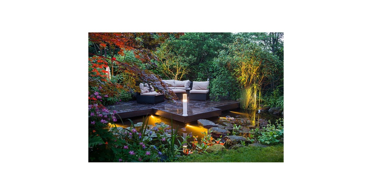 Heissner SMART LIGHTS Uferleuchte 7 Watt, LED-Leuchte(weiß, warmweiß)