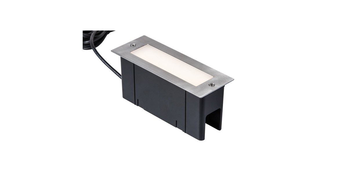 Heissner SMART LIGHTS Wand-Einbauleuchte 215 mm, LED-Leuchte(silber, warmweiß)