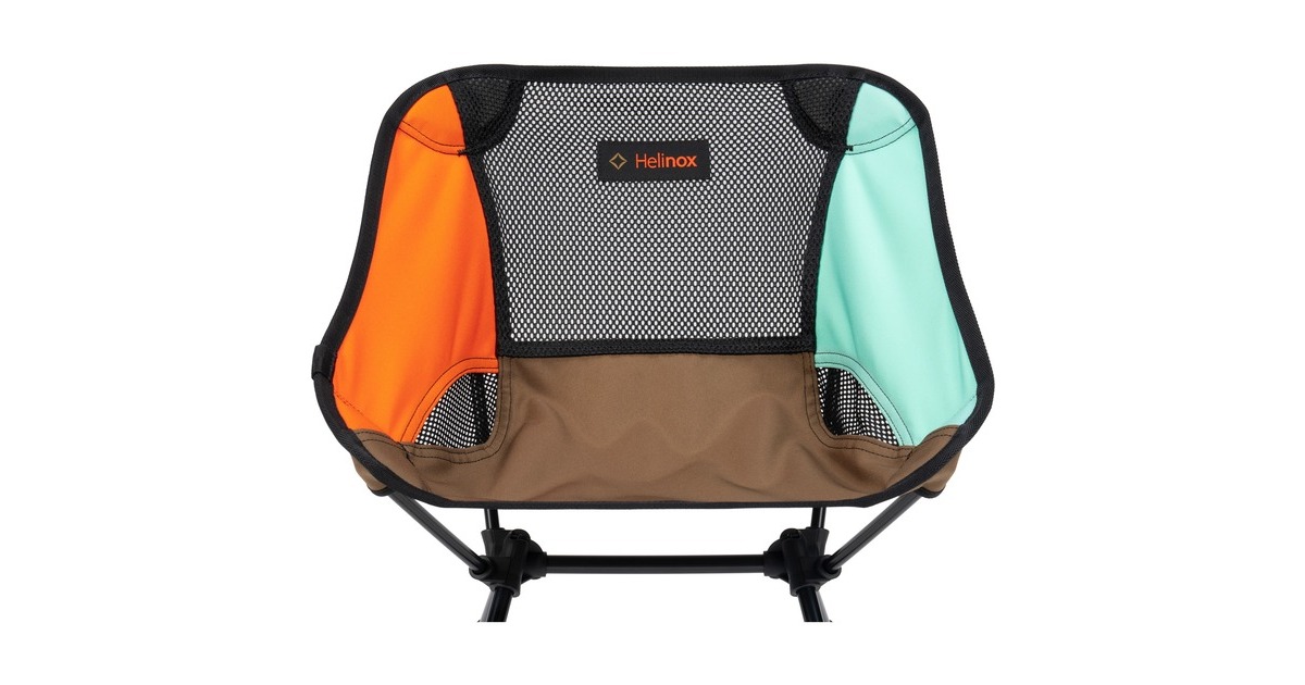 Helinox Camping-Stuhl Chair One Mini 10002794(mehrfarbig, Mint MultiBlock, Modell 2024)
