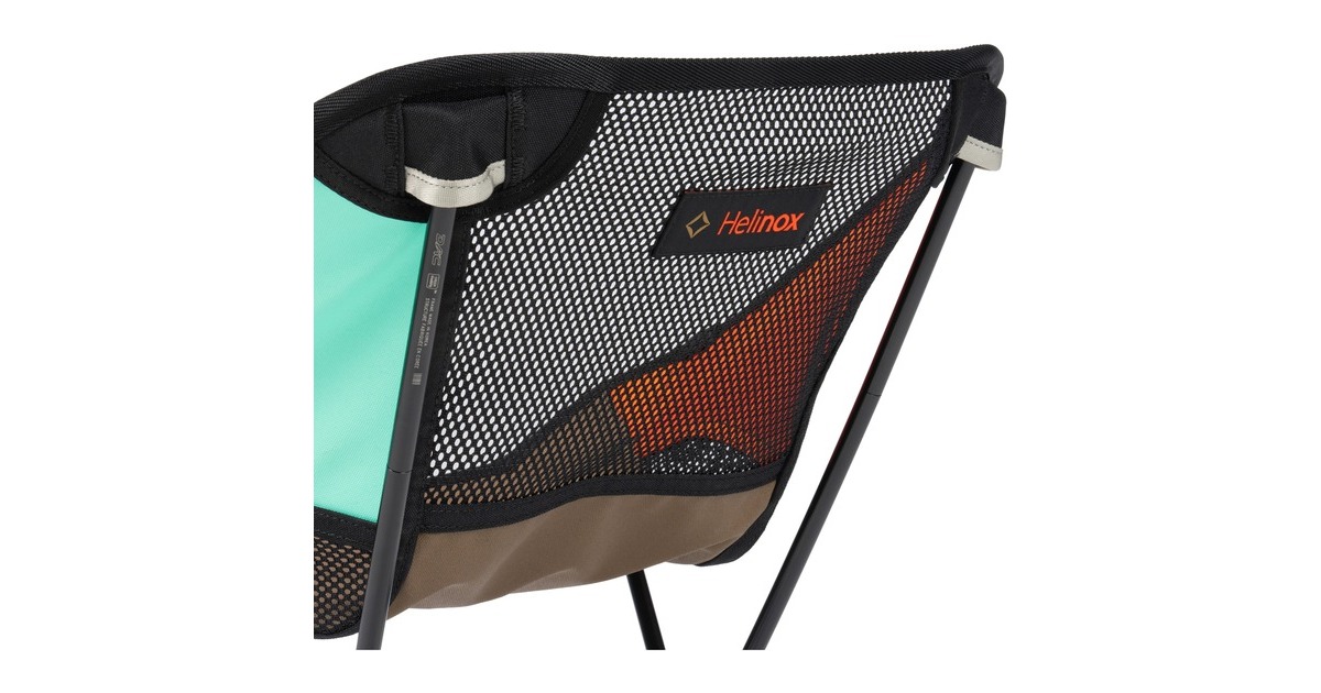 Helinox Camping-Stuhl Chair One Mini 10002794(mehrfarbig, Mint MultiBlock, Modell 2024)