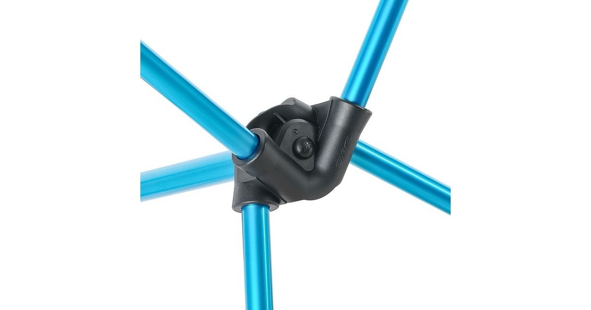 Helinox Camping-Stuhl Chair Zero Highback 10559(schwarz/blau, Black)