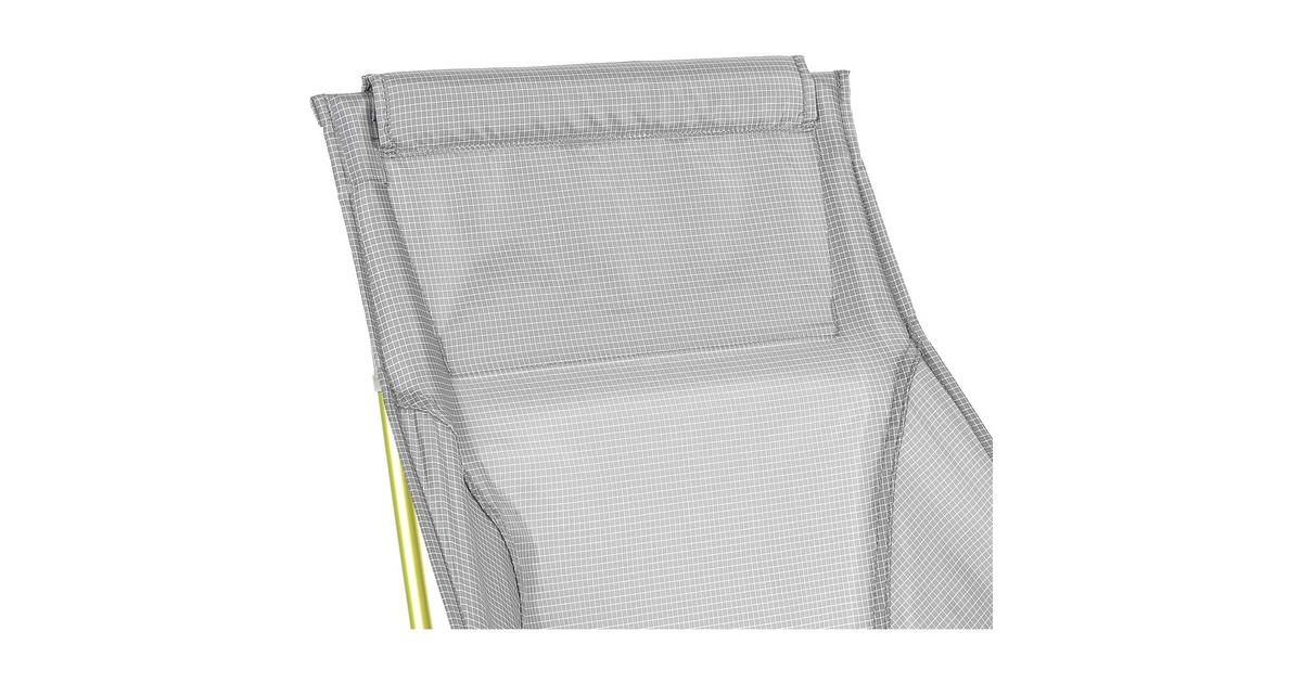 Helinox Camping-Stuhl Chair Zero Highback 10560(grau/hellgrün, Grey)