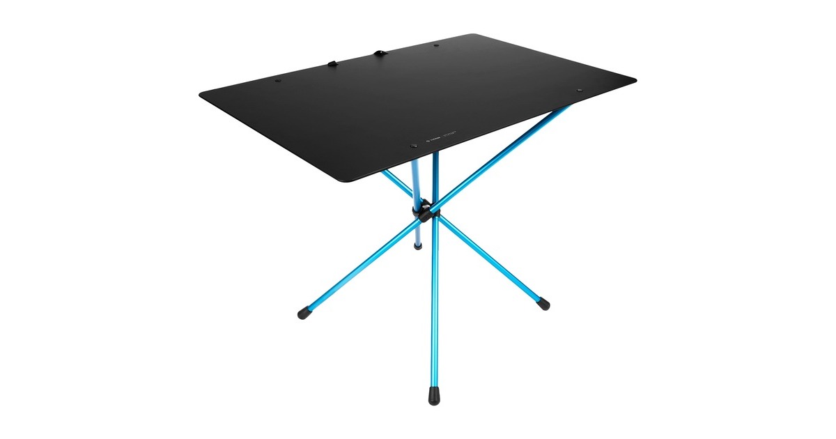 Helinox Camping-Tisch Café Table Wide 13889(schwarz/blau, Black)