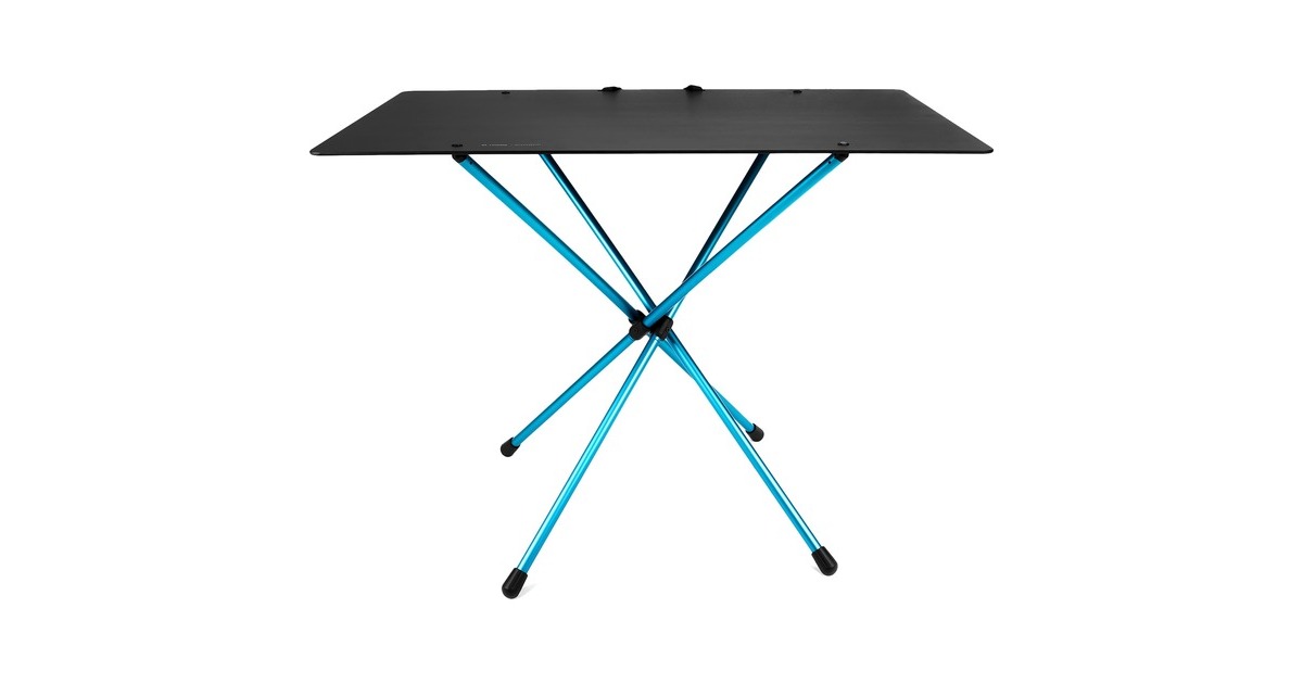 Helinox Camping-Tisch Café Table Wide 13889(schwarz/blau, Black)