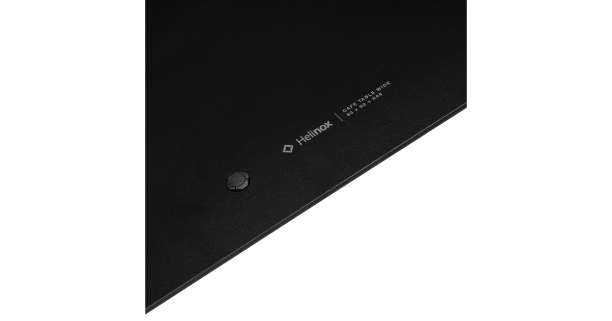 Helinox Camping-Tisch Café Table Wide 13889(schwarz/blau, Black)
