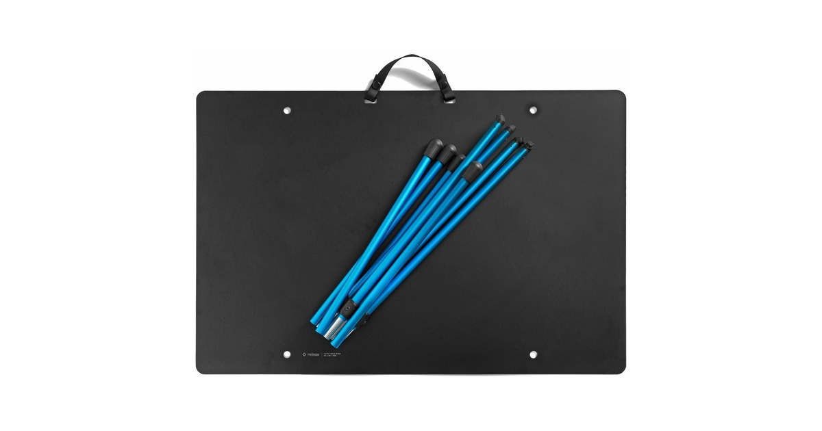 Helinox Camping-Tisch Café Table Wide 13889(schwarz/blau, Black)