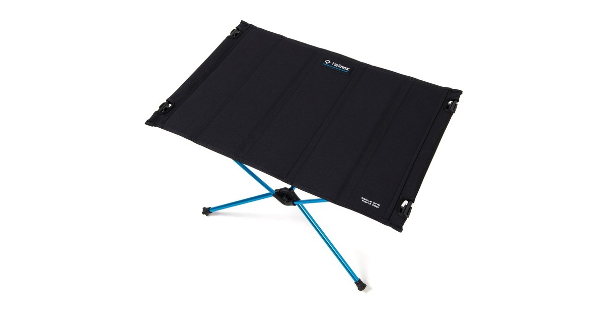 Helinox Camping-Tisch Table One Hard Top 11008(schwarz/blau, Black)