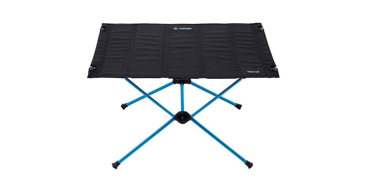 Helinox Camping-Tisch Table One Hard Top Large 11022(schwarz/blau, Black)