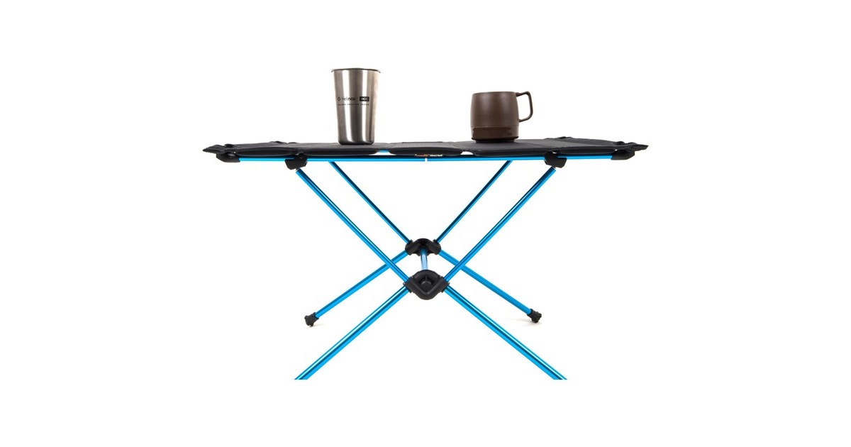 Helinox Camping-Tisch Table One Hard Top Large 11022(schwarz/blau, Black)