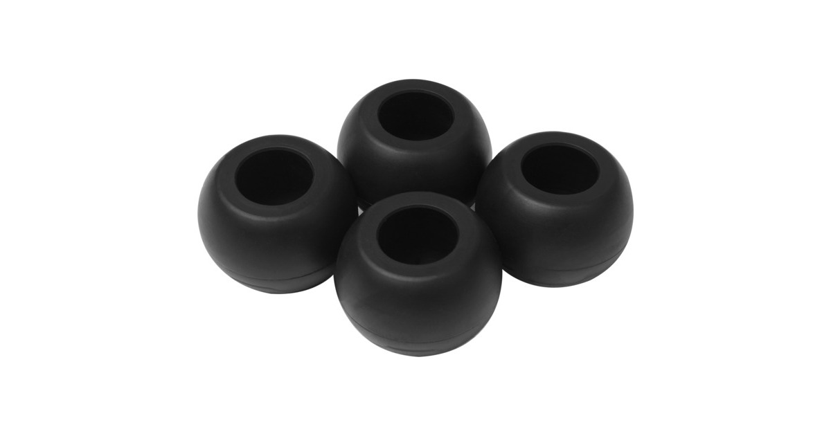Helinox Chair Ball Feet, Standfuß(schwarz, 4 Stück, 55 mm)