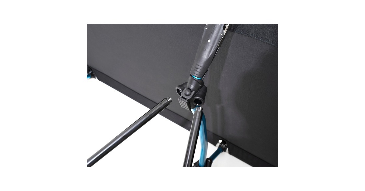 Helinox Cot One Convertible 10630R1, Camping-Bett(schwarz/blau, Black)
