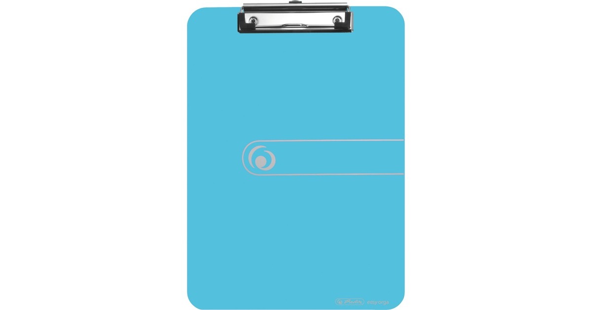 Herlitz Klemmbrett(transparent/blau)