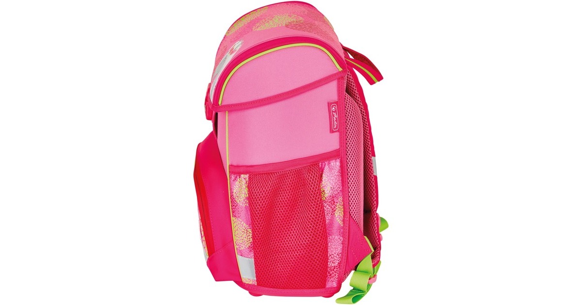Herlitz Loop Plus Bloomy Horse, Schulranzen(pink, inkl. 16 tlg. Schüleretui, Faulenzermäppchen, Sportbeutel)