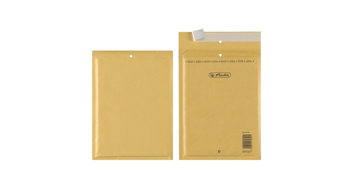 Herlitz Luftpolstertasche D, Briefumschlag(braun)
