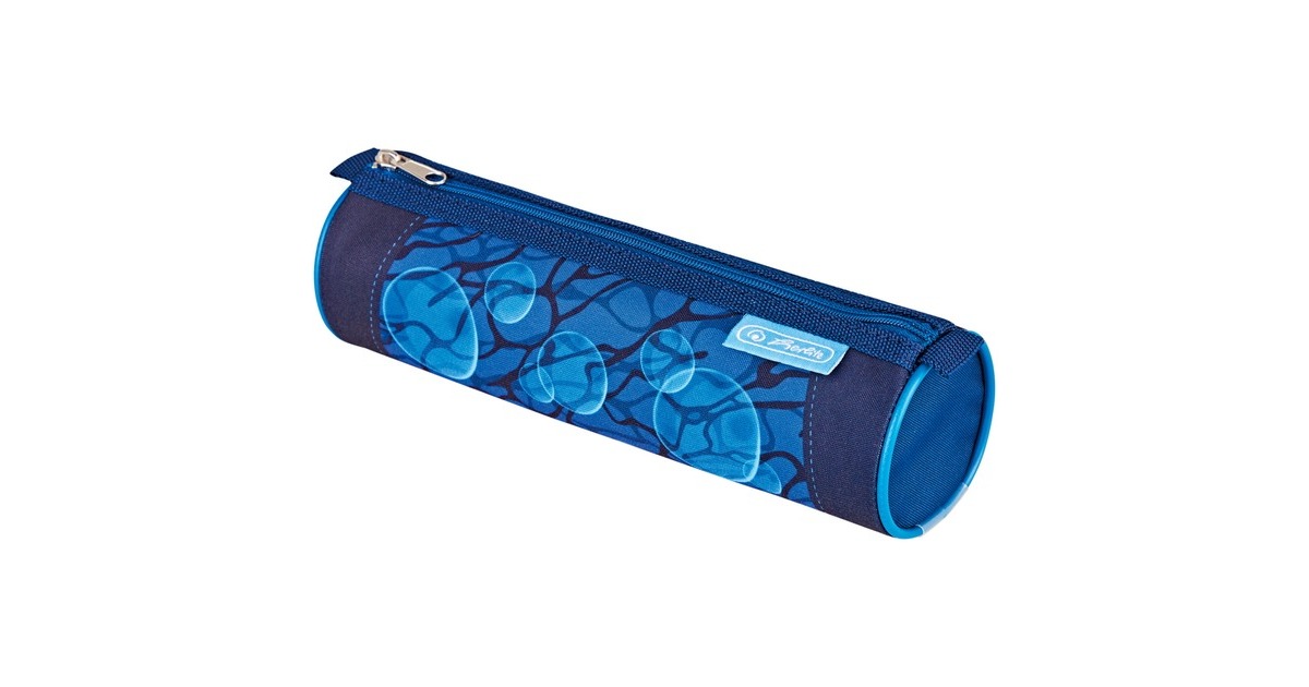 Herlitz SoftLight Plus GreenLine Deep Sea, Schulranzen(blau, inkl. befülltem 16 tlg. Schüleretui, Faulenzermäppchen, Sportbeutel)