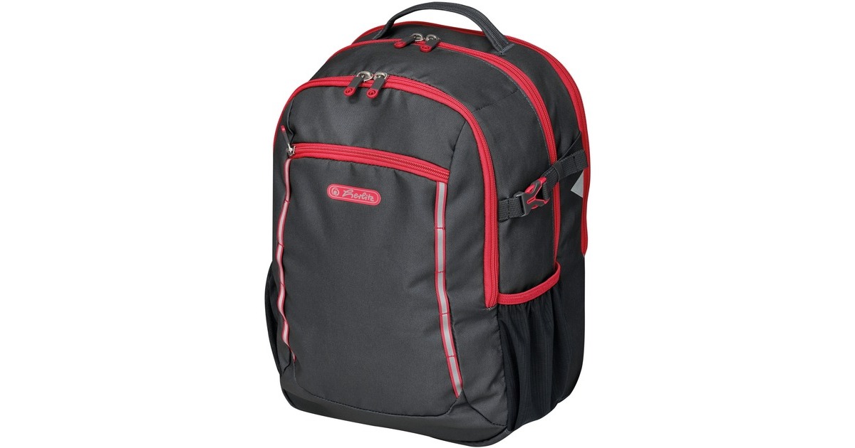 Herlitz Ultimate, Rucksack(schwarz/rot)