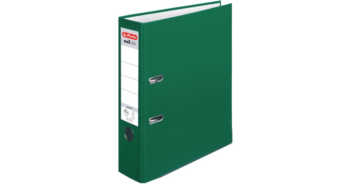 Herlitz maX.file protect, Ordner(grün, 8 cm, A4)