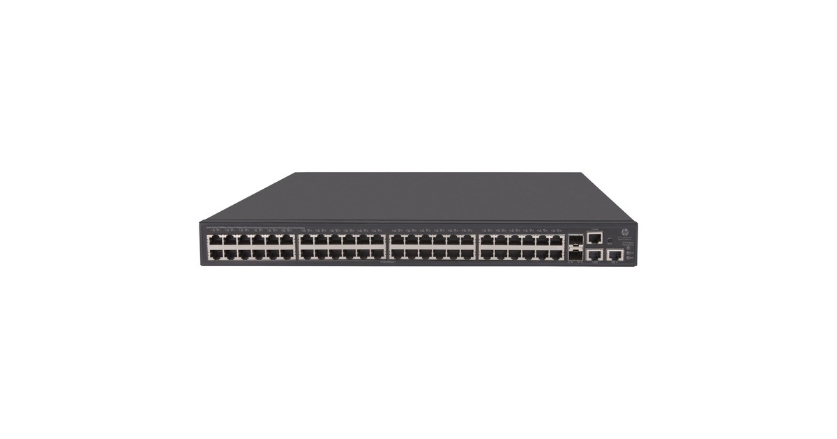 Hewlett Packard Enterprise 5130-48G-PoE+-2SFP+-2XGT (370W) EI, Switch(370W PoE+ Budget)