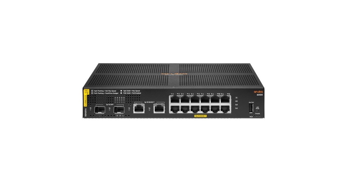 Hewlett Packard Enterprise Aruba 6000 12G 139W PoE, Switch