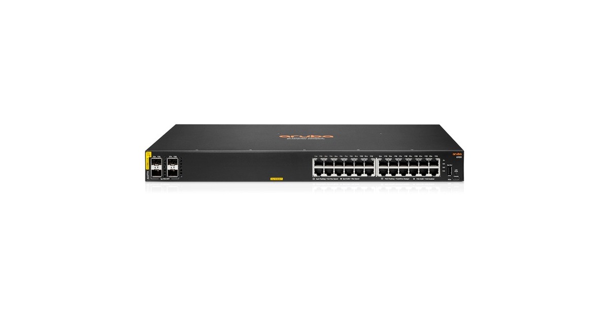 Hewlett Packard Enterprise Aruba CX 6100 24G PoE+ 4SFP+ 370W, Switch