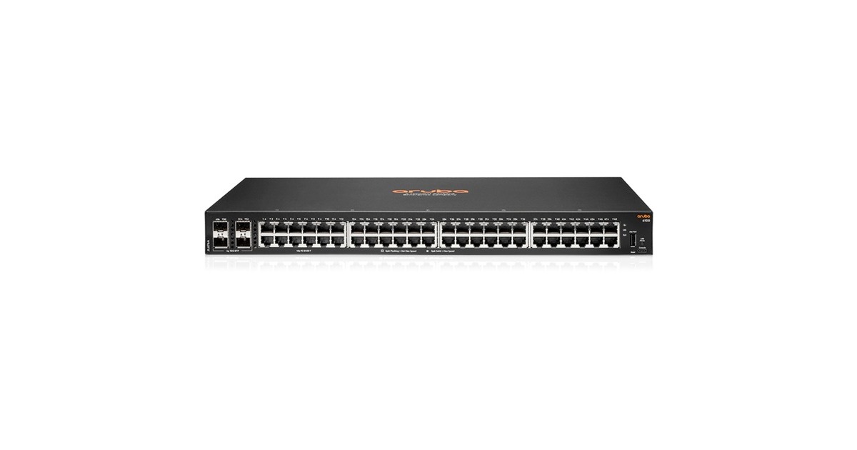 Hewlett Packard Enterprise Aruba CX 6100 48G , Switch(PoE+ 4SFP+)