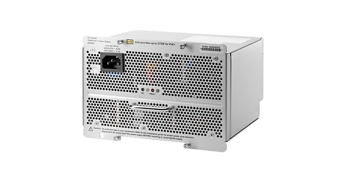 Hewlett Packard Enterprise E5400 PoE+ 700Watt PSU, Netzteil