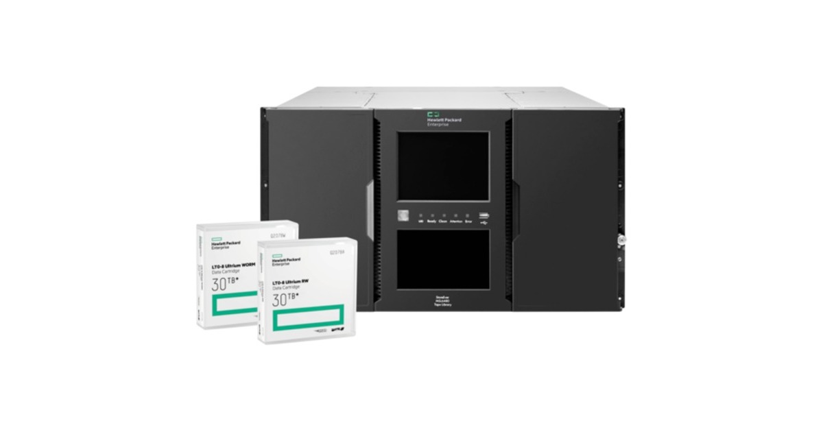 Hewlett Packard Enterprise LTO8 Medium 12 TB, Streamer-Medium(grün)