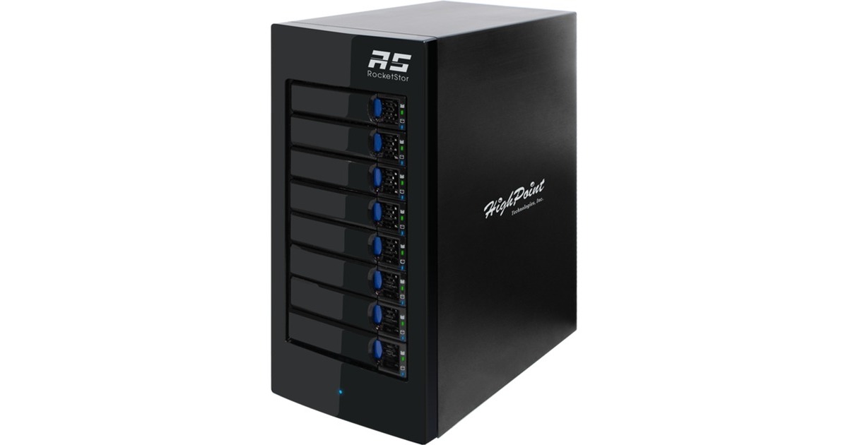 HighPoint RocketStor 6418AS, Laufwerksgehäuse(schwarz)