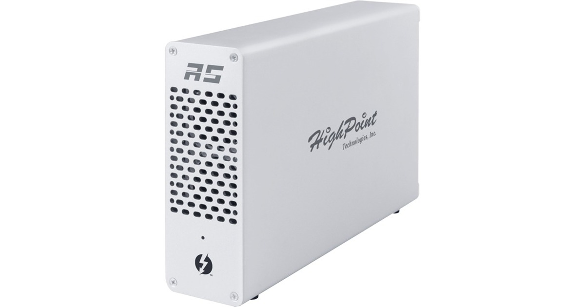 HighPoint RocketStor 6661A-mSAS2, Adapter(Thunderbolt 3 auf 2x Mini-SAS Port Adapter, 8x SAS/SATA Channels)