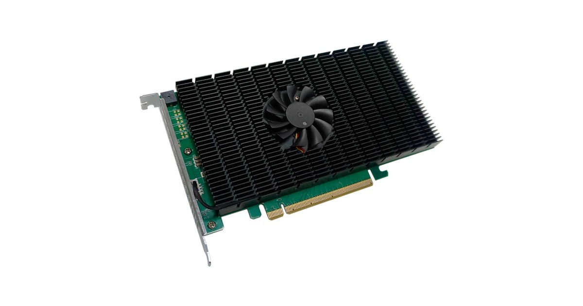 HighPoint Rocket 1504 4x M.2, Schnittstellenkarte