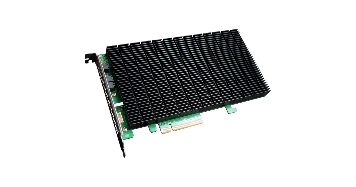 HighPoint SSD6204A 4x M.2, Schnittstellenkarte