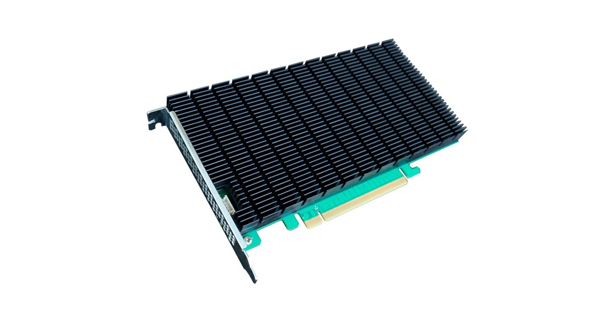 HighPoint SSD7104 PCIe 3.0 x16 4-Port M.2 NVMe, RAID-Karte