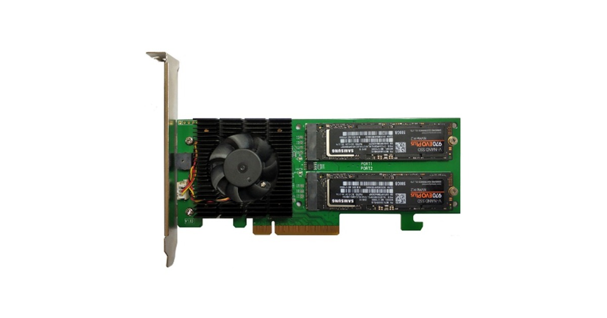 HighPoint SSD7502 PCIe 4.0 16x2-P M.2 NVMe, Controller