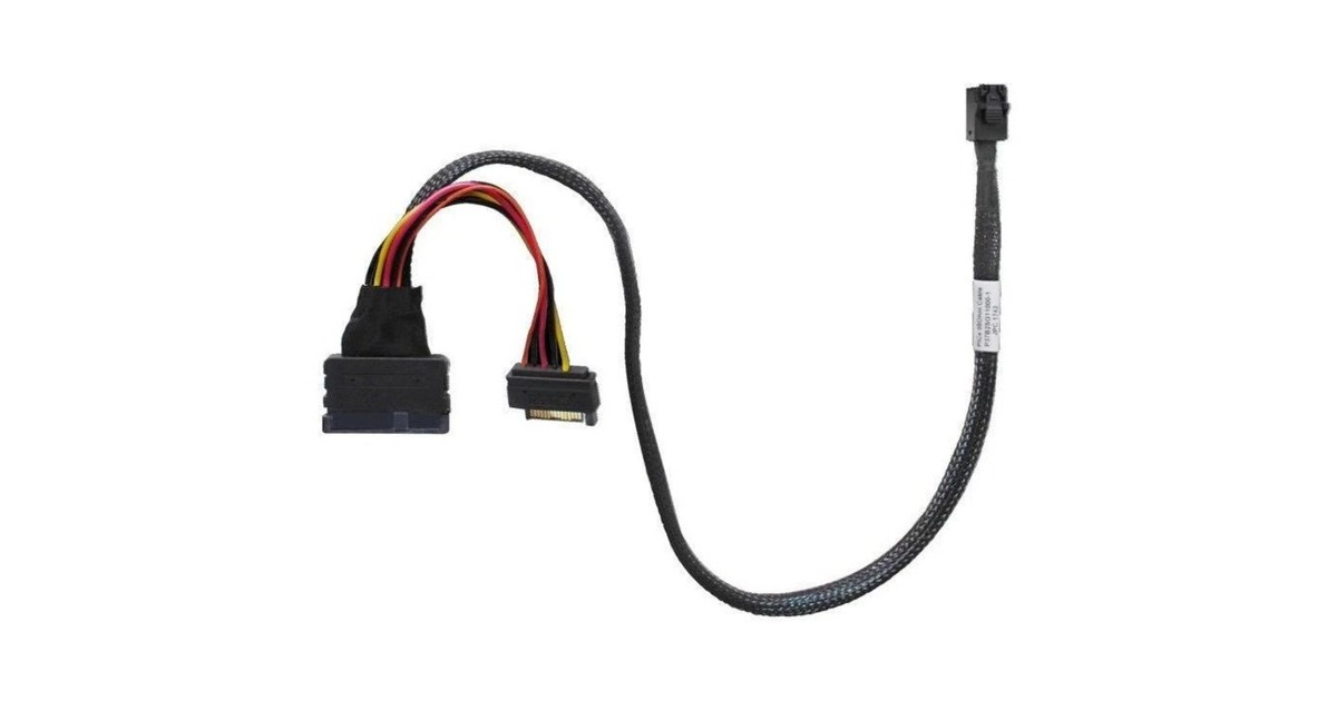 U.2 SFF-8639 NVMe(schwarz, 1 Meter)