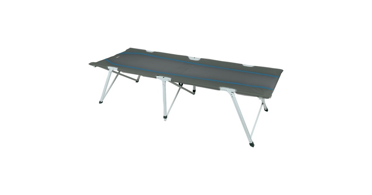 High Peak Campingliege Toledo XL44165, Camping-Bett(grau)