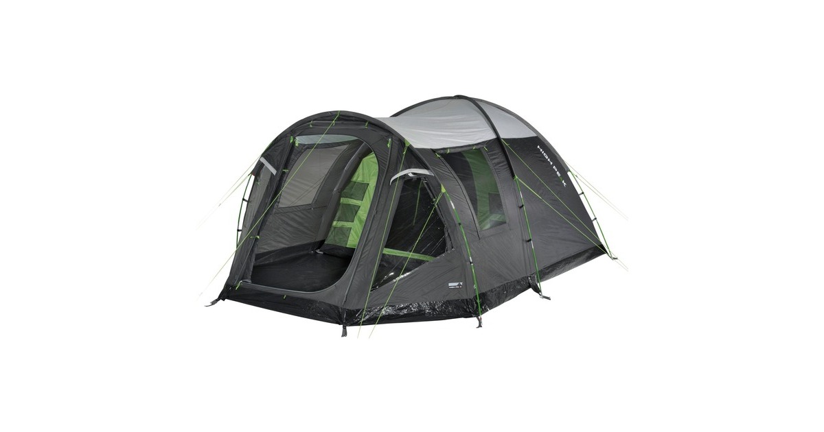 High Peak Familien-Kuppelzelt Santiago 5.0(grau/grün, mit Vorbau, Modell 2022) High Peak Familien-Kuppelzelt Santiago 5.0(grau/grün, mit Vorbau, Modell 2022)