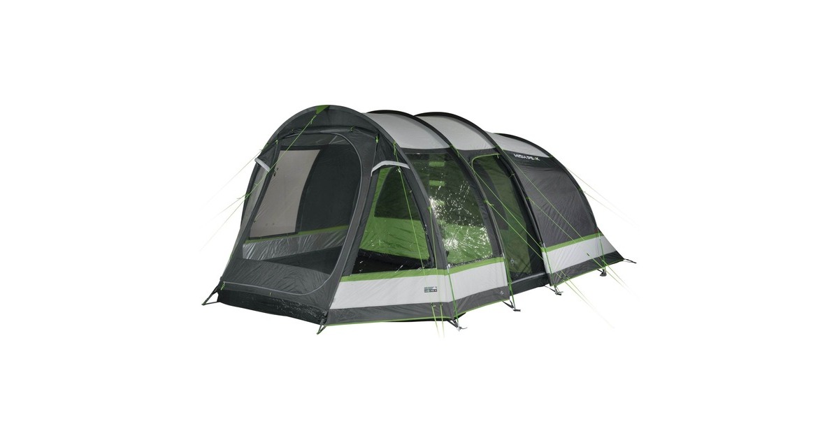 High Peak Familien-Tunnelzelt Bozen 5.0(grau/grün) High Peak Familien-Tunnelzelt Bozen 5.0(grau/grün)