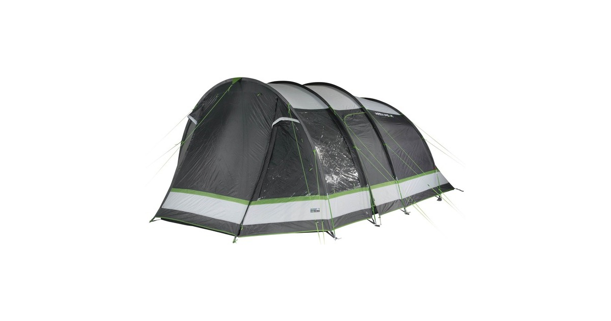 High Peak Familien-Tunnelzelt Bozen 5.0(grau/grün)