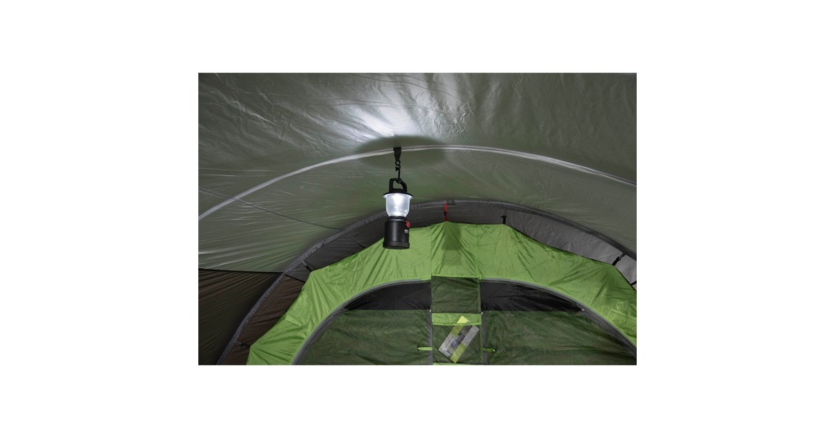 High Peak Familien-Tunnelzelt Bozen 5.0(grau/grün)