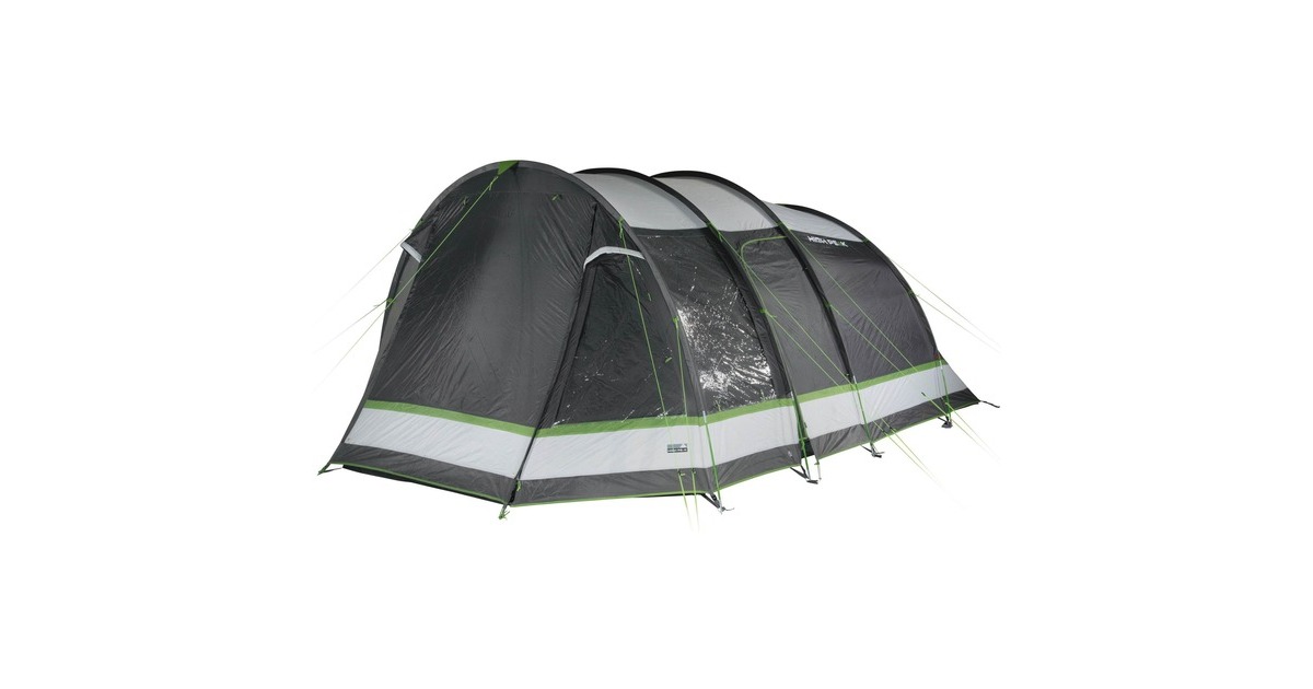High Peak Familien-Tunnelzelt Bozen 6.0(grau/grün)