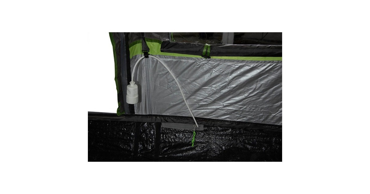 High Peak Familien-Tunnelzelt Bozen 6.0(grau/grün)