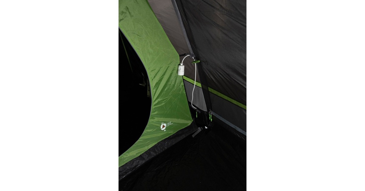 High Peak Familien-Tunnelzelt Brixen 5.0(grau/grün)