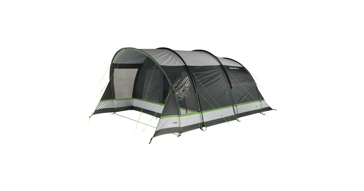 High Peak Familien-Tunnelzelt Garda 5.0(grau/grün) High Peak Familien-Tunnelzelt Garda 5.0(grau/grün)