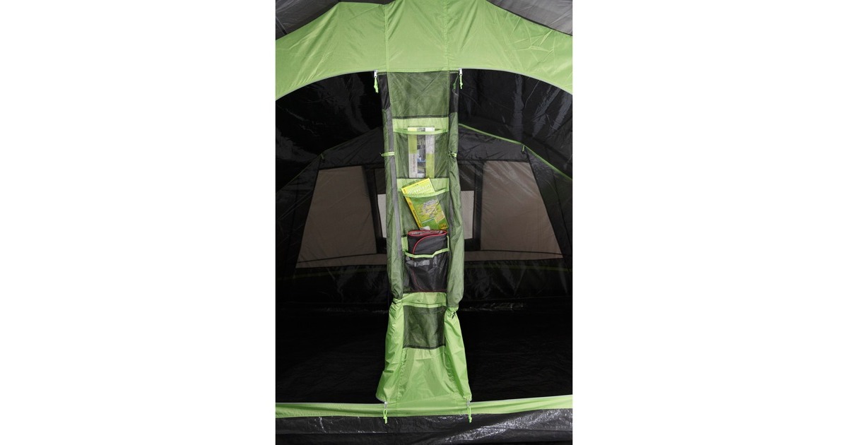 High Peak Familien-Tunnelzelt Meran 5.0(grau/grün)